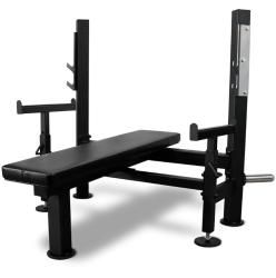 Скамья для жима лёжа со страховочными упорами BRONZE GYM PARTNER ML-902 купить в Воронеже