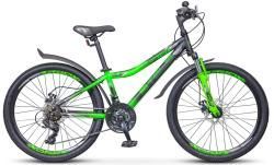 Подростковый велосипед Stels Navigator 410 MD 21-sp V010 (2025) серо-зеленый купить в Воронеже