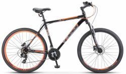 Горный велосипед Stels Navigator 700 MD Z010 (2025) чернo-оранжевый купить в Воронеже