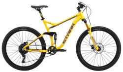 Двухподвесный велосипед Stark Tactic FS LT 27.5 HD (2024) желтый купить в Воронеже