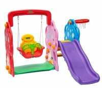 Детская горка+ качели KMS Грибок PS-034 купить в Воронеже