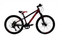 Велосипед Lorak Shark 24 Black черно-красный купить в Воронеже
