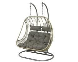 Подвесное кресло Illumax "Рига" на 2 места Серое купить в Воронеже