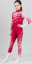 NSJ493328 Детский Элитный Утепленный лыжный гоночный комбинезон NordSki Jr. Pro Fuchsia/Candy Pink купить в Воронеже