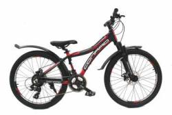Велосипед CONRAD 24 LINAU MD 24ck 2022 черно-красный купить в Воронеже