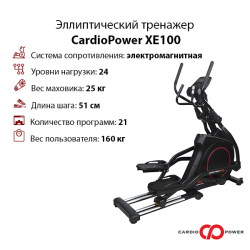 Эллиптический тренажер CardioPower XE100 купить в Воронеже