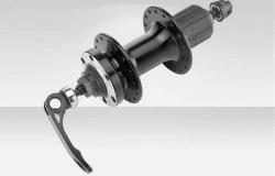 Втулка задняя алюм. 32 отв. под диск, 8-10ск, с эксц. черн. купить в Воронеже