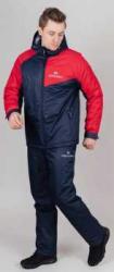 Утеплённый прогулочный костюм Nordski Premium Sport Red/Dark Navy мужской NSM746710-NSM211710 купить в Воронеже