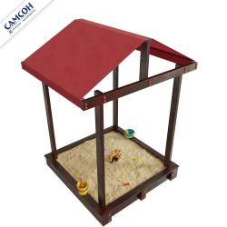 Песочница Самсон Дюна с крышей (венге) купить в Воронеже