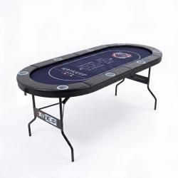 Игровой стол – покер DFC RAYKEEP 72", на 8 мест, складной внешний вид