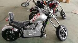 Электромотоцикл GreenCamel Чоппер C100 (60V 1000W R12) серебристный  купить в Воронеже