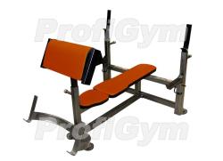 Скамья-стойка для жима штанги лежа и парта Скотта ProfiGym СК-0330-H купить в Воронеже