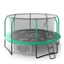 Батут UNIXline SUPREME GAME 14 ft (green) купить в Воронеже