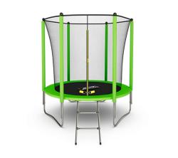 Батут  6FT с внутренней страховочной сеткой и лестницей (Light green) ARLAND купить в Воронеже