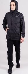 NSM462100-NSM350100 Мембранный ветрозащитный спортивный костюм Nordski Storm Travel Black мужской купить в Воронеже