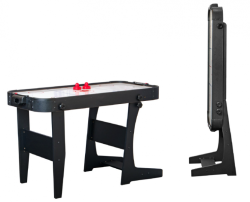 Игровой стол Weekend аэрохоккей Jersey 4 ф (122 х 60 х 76,5 см, черный, складной) купить в Воронеже