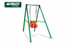 Качели SLP SYSTEMS 1 секция + сиденье для качели с фиксацией красно-желтое купить в Воронеже