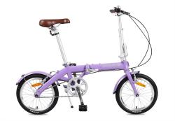 Складной велосипед Shulz Hopper фиолетовый купить в Воронеже
