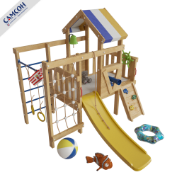 Детская игровая кровать-чердак Самсон Немо купить в Воронеже