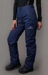 Премиальные теплые зимние брюки Nordski Mount Dark Blue женские с высокой спинкой NSW216710  купить в Воронеже