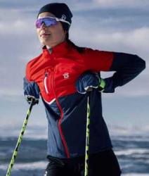 Куртка для лыж и зимнего бега Bjorn Daehlie Kikut Estate Blue женская 333244 25300 купить в Воронеже