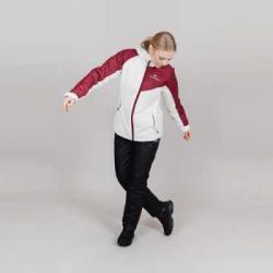 Утеплённый прогулочный костюм Nordski Premium Sport Cream/Wine/Black женский NSW747724-NSW213100 купить в Воронеже
