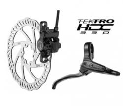 Тормозной диск гидравлический в сборе (передний) минерал, Ø160MM, 800MM трос, ручки под 2 пальца купить в Воронеже