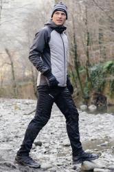 NSM850201-NSM995100 Премиальный костюм для лыж и зимнего бега Nordski Hybrid Hood Black/Grey купить в Воронеже