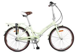 Складной велосипед Shulz Krabi V-brake бежевый купить в Воронеже