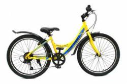 Велосипед CONRAD 24 RULLA 1.0 6ck 2022 желтый купить в Воронеже