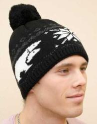 Шапочка RAY вязаная Умка (черный/серый) 956-BLG  купить в Воронеже