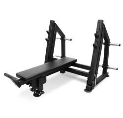 Скамья для жима лёжа с доводчиком, упором и подставкой для ног BRONZE GYM PARTNER ML-901 купить в Воронеже