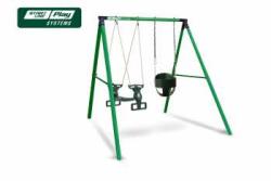 Качели SLP SYSTEMS 2 секции + качели с фиксацией зеленая + сиденье двойное купить в Воронеже