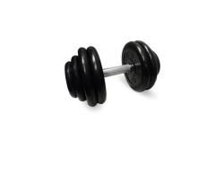 Неразборная гантель c вращающейся ручкой, 28.5 кг купить в Воронеже