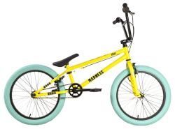 BMX Stark Madness BMX 1 (2025) желтый-бирюзовый внешний вид