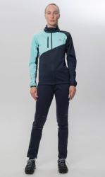 NSW801022-NSW442021 Утеплённый женский лыжный костюм Nordski Premium Blueberry/Mint W купить в Воронеже