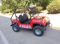 Электромобиль GreenCamel Джип (60V 1500W R8 Дифференциал) красный купить в Воронеже