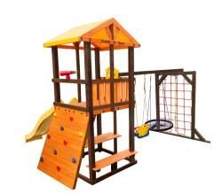 Игровой комплекс Perfetto sport «Bari-11» + качели "Паутина" купить в Воронеже