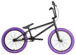 BMX Stark Madness BMX 4 (2025) черно-фиолетовый купить в Воронеже