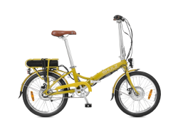 Складной велосипед SHULZ E-GOA желтый купить в Воронеже