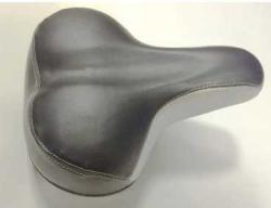 Седло HORST 258 х 220мм, с пружин, с замком, черно-серое купить в Воронеже
