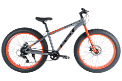 Велосипед TechTeam TT Attack 26 2022 серо-оранжевый купить в Воронеже