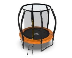 Батут DFC KENGOO II 5ft внутр.сетка, оранж/черн (152см) купить в Воронеже