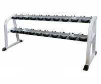 Стойка профессиональная для хранения гантелей на 10 пар (mb 1.16) купить в Воронеже