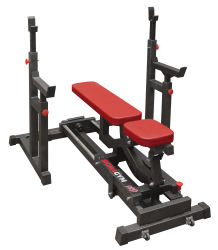 Стойка универсальная со страх. ловушкой со скамьей SigmaGym BF330 купить в Воронеже