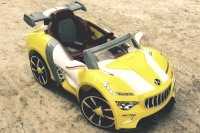 Электромобиль Eltreco Maserati A 222 AA кожа желтый купить в Воронеже