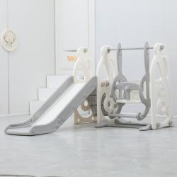 Горка с качелями UNIX Kids Music Grey купить в Воронеже