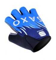 Велоперчатки Saxo Bank голубой купить в Воронеже