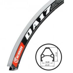 Обод 26" х 1,5" х 24мм двойной, под V-br, 14G, 32 отв, WEINMANN купить в Воронеже