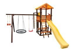 Игровой комплекс Perfetto sport «Bari-6» + качели "Паутина" купить в Воронеже